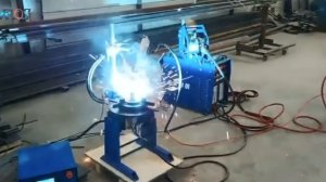 Установка для приварки фланца