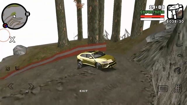 GTA Sanandrease real life mod - Lamborghini Urus At Mount Chilliaad смотреть онлайн