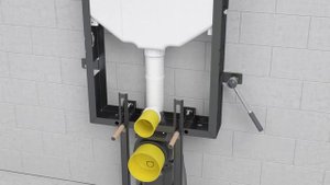 Uno Concealed Cistern Standard Installation Set 720-1851