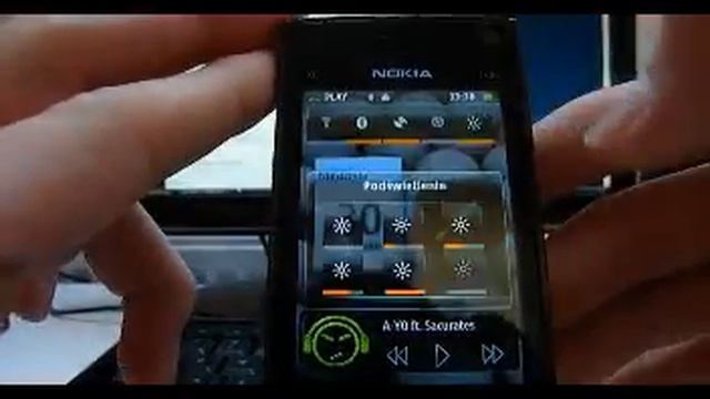 Spb Mobile Shell 3.7 on Nokia X6 (Android Like Theme) смотреть онлайн