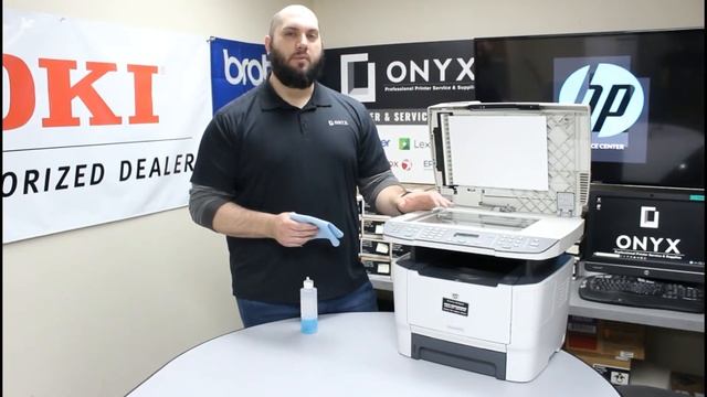HP M2727 | Onyx Imaging | OKC Printer Repair | How to Clean the Scanner Glass смотреть онлайн