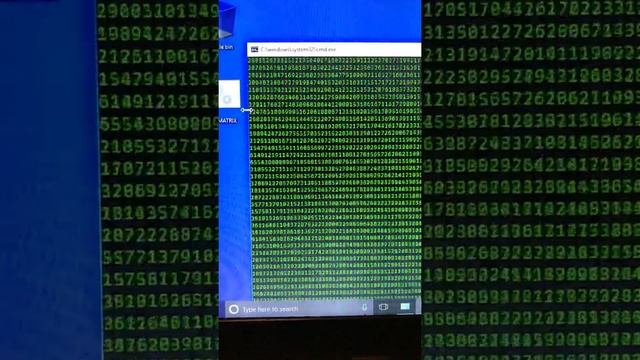 The MATRIX in windows 10! смотреть онлайн