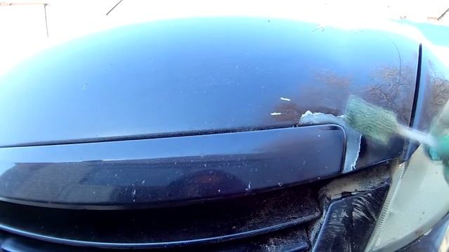 Цинкование локальных мест на автомобиле.