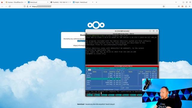 TrueNAS Nextcloud – Zdalny Dostęp - Cloudflare Tunnels