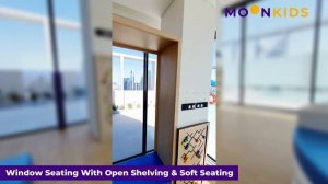 Window Seating With Open Shelving & Soft Seating