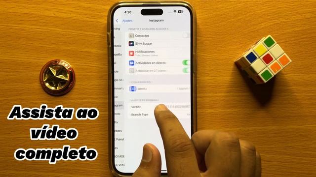 Ativardesativar notificações do Instagram ios 17  DESATIVADO notificações do Instagram