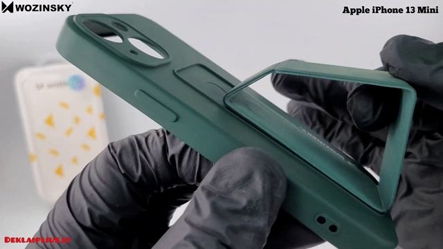 Apple iPhone 13 Mini Wozinsky 4in1 silicone - green color dėklas-чехол-case смотреть онлайн