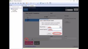 How To partition a new  vartual mechine CentOS