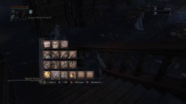 Bloodborne - castle in the snow