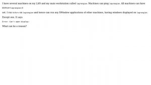 Unix & Linux: Error: Can't open display