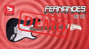 Электрогитара FERNANDES LE-1Z BLK/L - демонстрация звучания