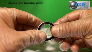 S6805-2RS Stainless Steel Sealed ABEC-5 Si3N4 Ceramic Ball Bearing
