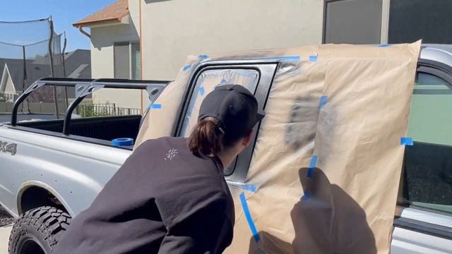 How to Fix FADED Window Trim!! (Rust- Oleum Bed Liner Spray Can!) смотреть онлайн