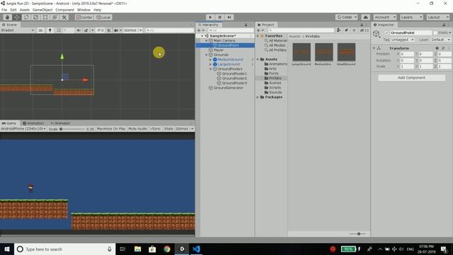 #6 Android Game Development Tutorial - Generating Endless Grounds смотреть онлайн