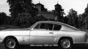 #1597. Alfa-romeo 1900 cs 1954 (Prototype Car)