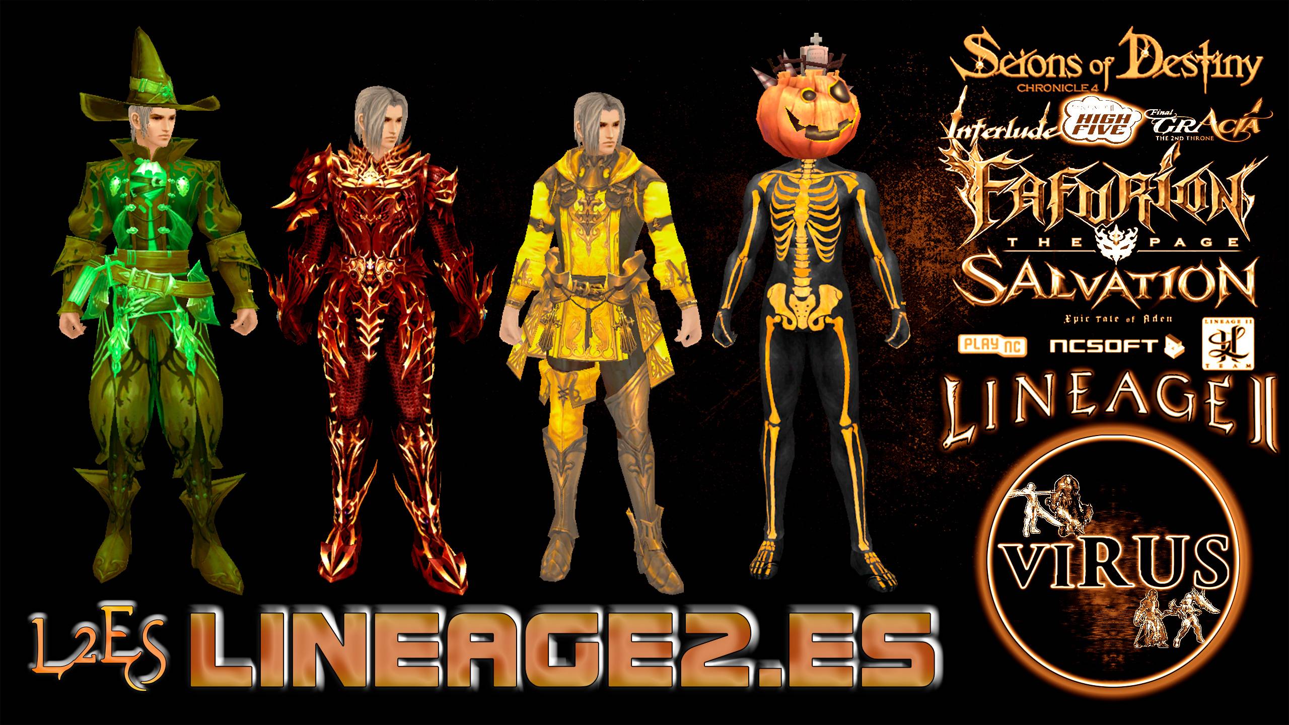 Costume Set for www.Lineage2.Es server. LINEAGE II-High Five ◄√i®uS►
