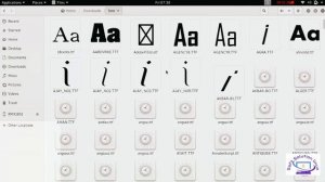 How to shows all type of fonts in Kali Linux | simple way of showing fonts in Kali Linux Operating