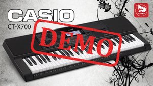 Домашний синтезатор CASIO CT X700 - демонстрация звучания