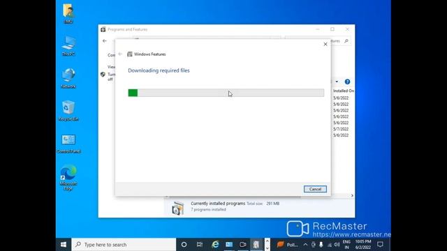 Dot .Net installation in windows 10                            How to install .Net  windows feature