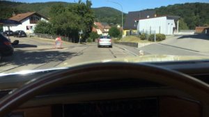 Cadillac Fleetwood Brougham 1980, Donaustauf onto the hill and back down towards Walhalla