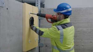 Hilti DX 5 on insulation application