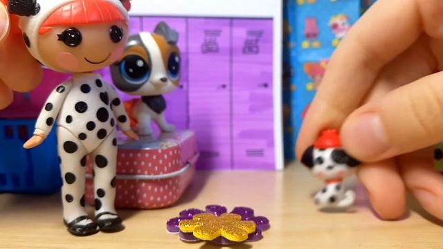 Как Ягодка спасла собачку 🐶✨ мультик с куклами mini lalaloopsy и LPS лпс лалалупси смотреть онлайн