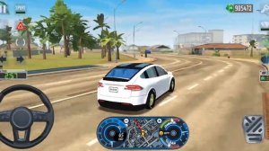 Taxi Sim 2020 ! Gameplay - Android Gameplay Tesla Model X Driving Miami City Taxi Car Simulator