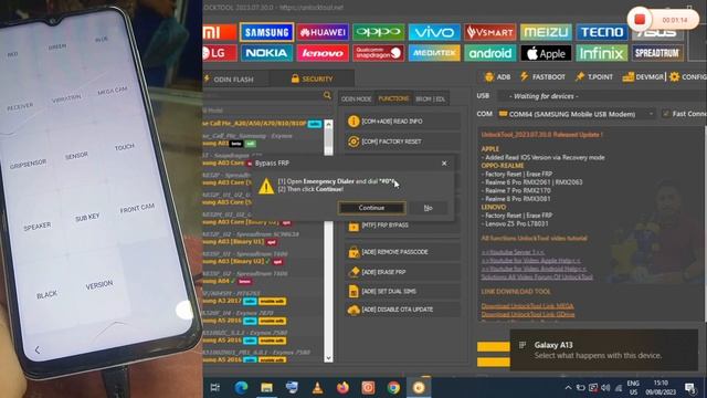 Samsung A13 Frp One Click Unlock Tool | Samsung a135f Frp Bypass | A13 Frp One Click | #gsmsajib смотреть онлайн