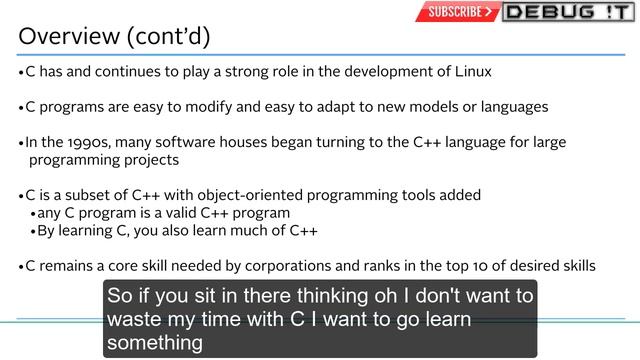 #2 Overview or History of C Language By Team Debug it