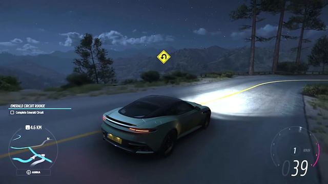 Forza Horizon 5 Unbelievable Night Driving in Aston Martin car смотреть онлайн