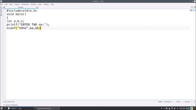 #cprogramming #BasicInfo | Program to find Sum of Two Numbers | BasicInfo
