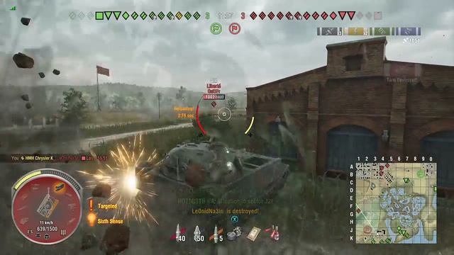 World of Tanks Xbox one HMH Chrysler K 3 Kills смотреть онлайн