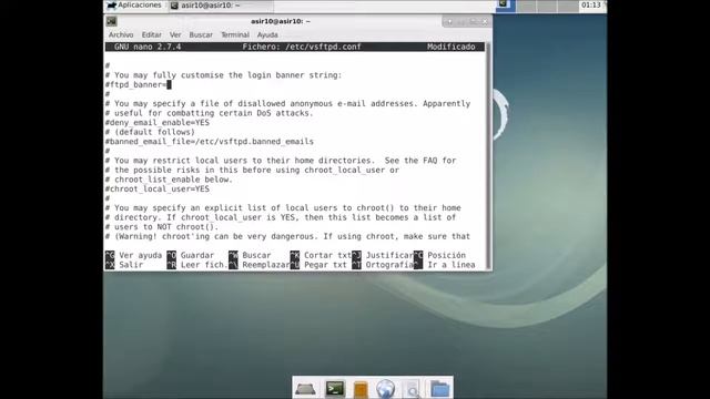 Debian vsftpd | FTP