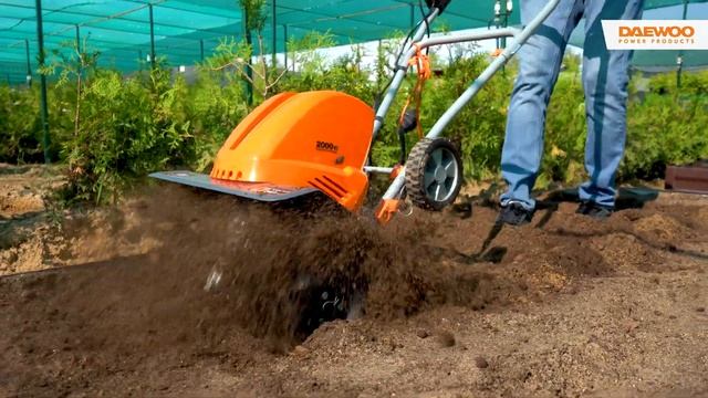 Электрический культиватор DAEWOO DAT 2200E | лучший выбор для грядок, теплиц и цветников!