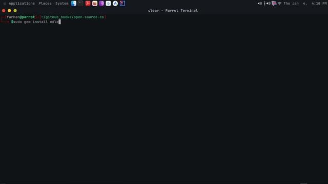 How to preview markdown from terminal (Linux way)