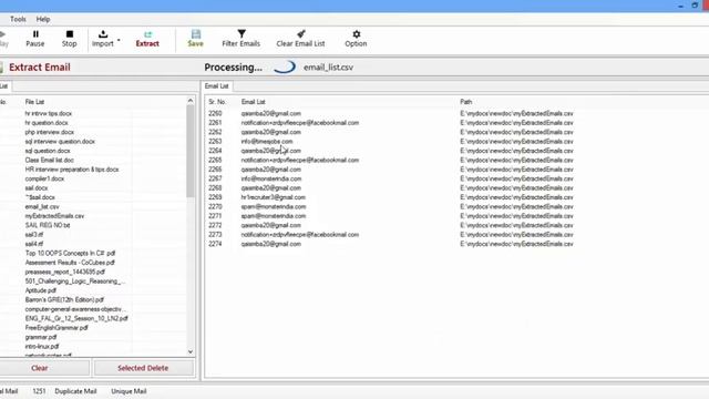 Files Email Extractor смотреть онлайн
