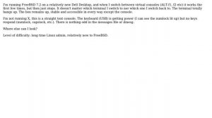 DevOps & SysAdmins: FreeBSD Virtual consoles hang