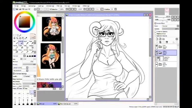 Elfy Ariake Speed Paint - Paint Tool Sai смотреть онлайн