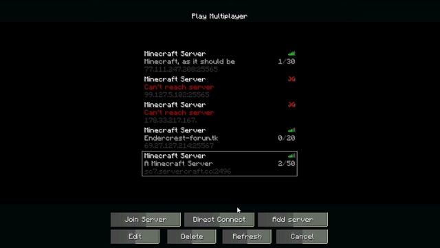 Minecraft server ips смотреть онлайн