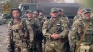 10.10.2022г На место дислокации спецназа "Ахмат" в Попасной прибыла новая группа добровольцев.
