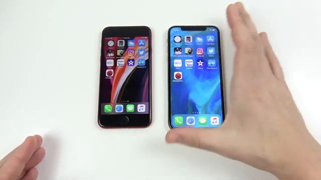 iPhone SE 2020 vs iPhone X Speed Test!1 смотреть онлайн