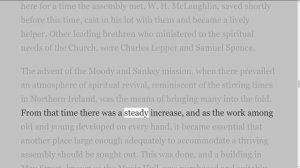 Brethren, The Story Of A Great Recovery by  David J Beattie. Chapter 8 Part 1 of 3