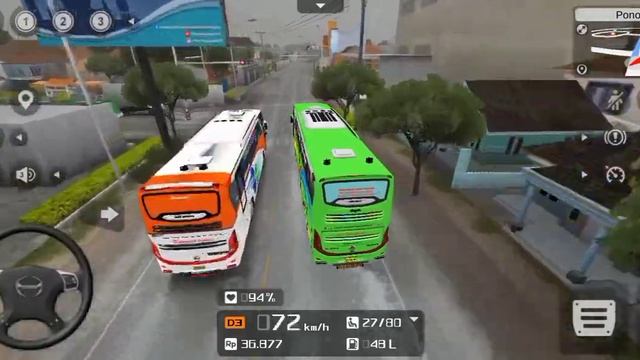 Bus Gunung Harta Antar Pemudik ke Malang | Bua Simulator Bussid смотреть онлайн