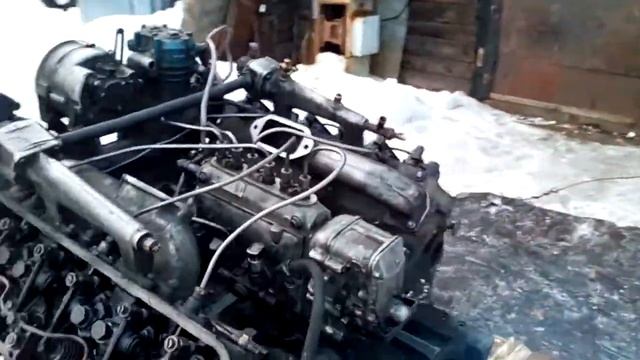 ЯМЗ-236 первый запуск после переборки