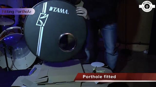 Fitting a Bass Drum Drum Hole with Belfast Underground смотреть онлайн