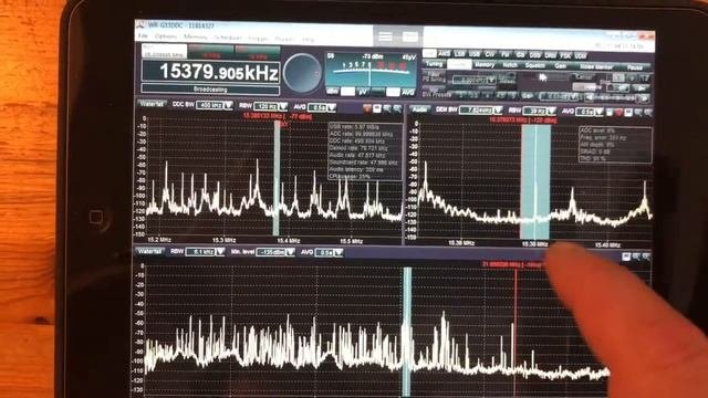Software Defined Radio SDR Via Ipad