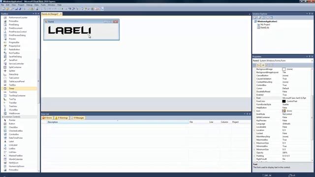 How to make a simple clock in visual basic 2010 [HD] смотреть онлайн