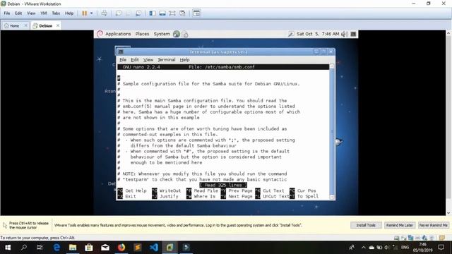 SAMBA SERVER DEBIAN 6 DI VMWARE смотреть онлайн