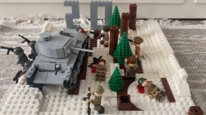 Праздничный ролик! Лего Диорама засада советов / Lego Master Godzilla