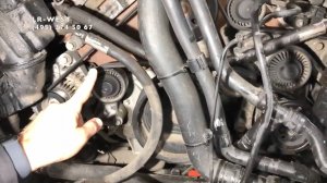 Приводные ремни на Range Rover. Дизельный двигатель 4.4 TDV8